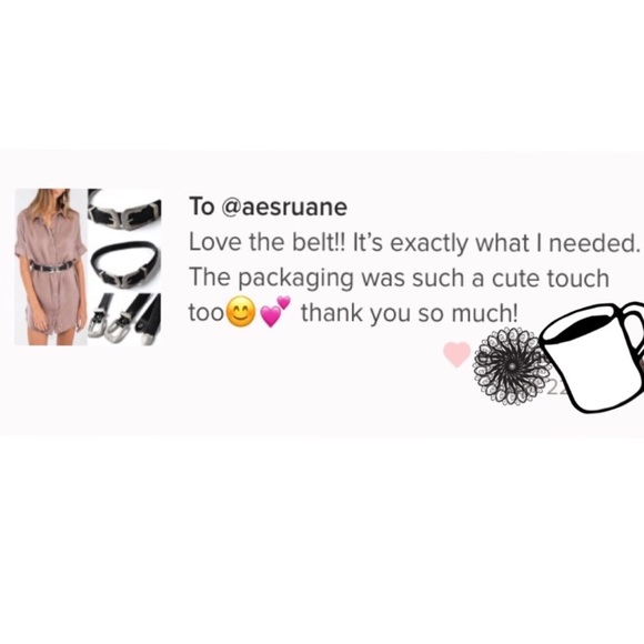 Vintage metal bohemian double buckled fashion belt - Picture 8 of 8